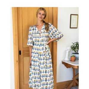 Emerson Fry cotton maxi dress small